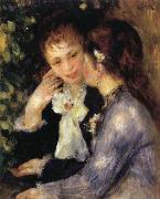 Pierre Renoir Confidences oil on canvas